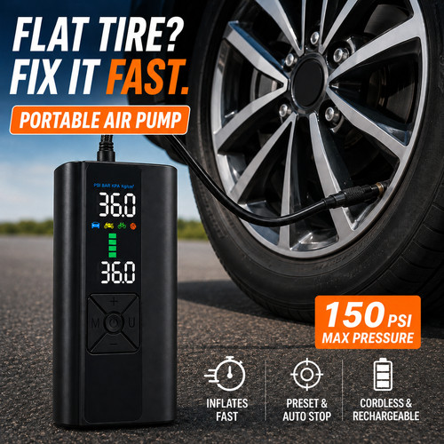 Portable air pump - air,