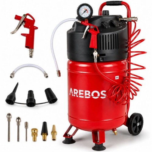 Arebos compressore aria 30l - arebos,